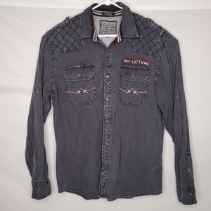 Affliction Black Premium Button Down